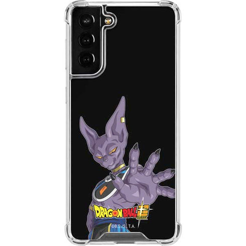 Dragon Ball Super Beerus Portrait Galaxy S21 FE Clear Case